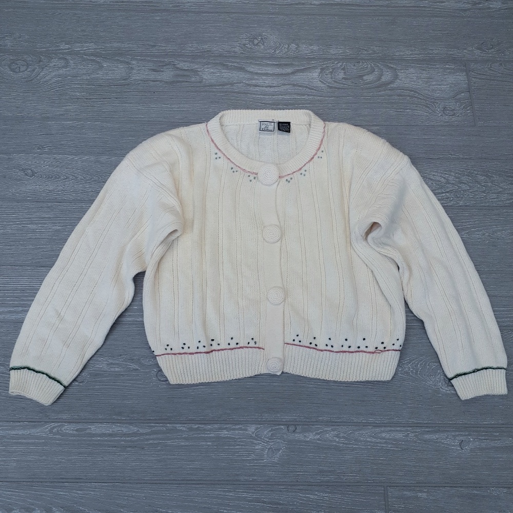 3/$20 Paul & Duffier women's cardigan sweater L